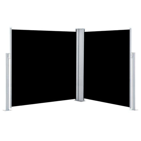 vidaXL Uittrekbaar Windscherm 140x600cm Zwart - 60% Korting!