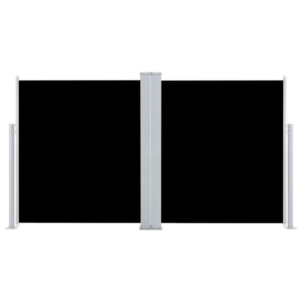 vidaXL Uittrekbaar Windscherm 140x600cm Zwart - 60% Korting!
