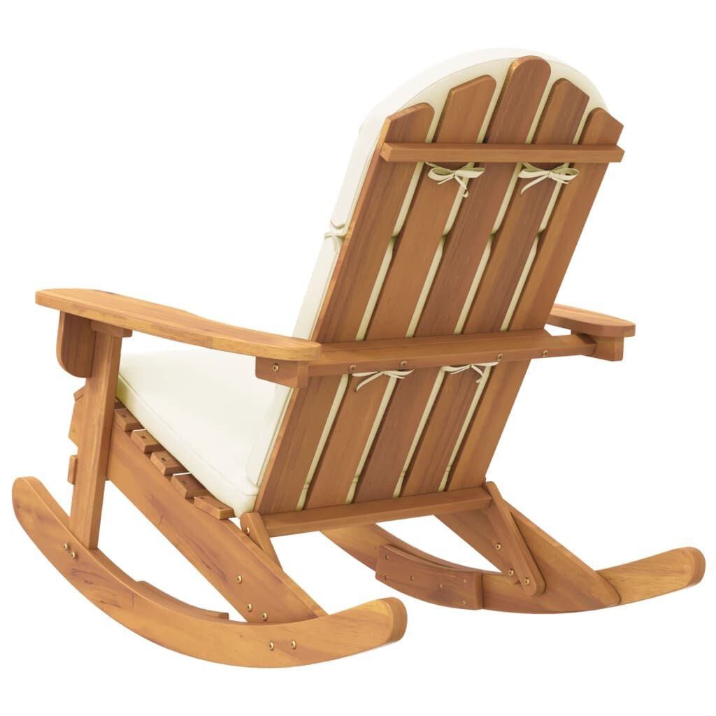 Adirondack Schommelstoel Acaciahout + Kussens - 40% Korting!