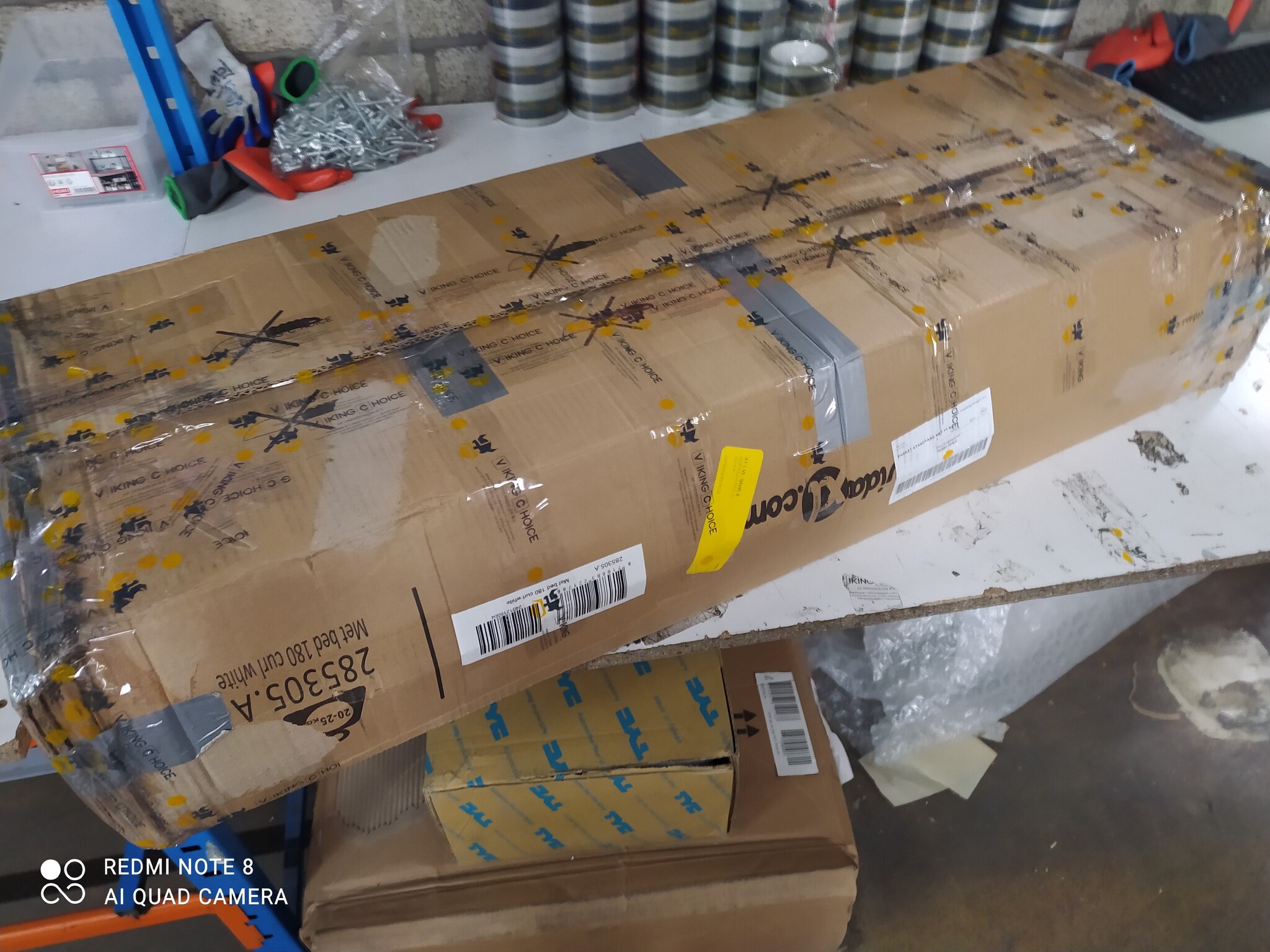 VidaXL Bedframe 180x200 Wit - 55% Korting! (Krasjes)