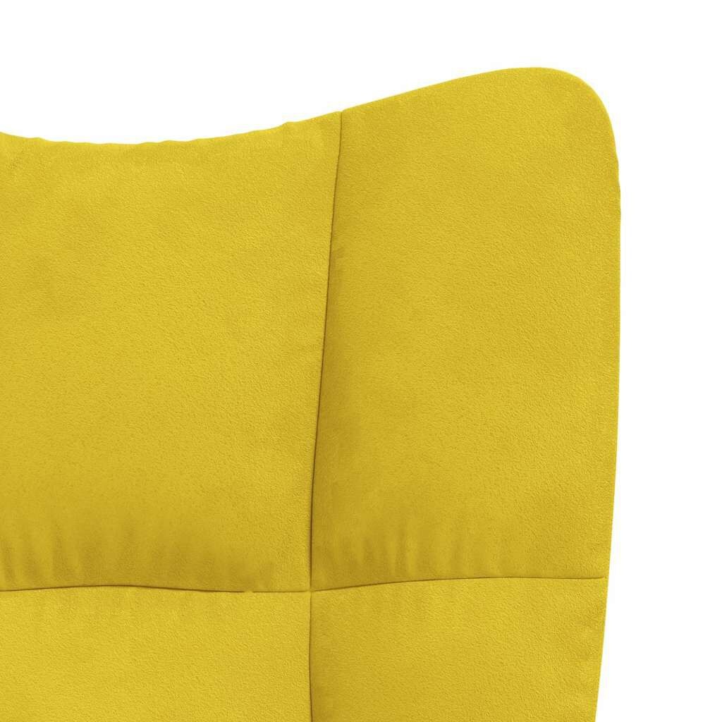 VidaXL Relaxstoel Mosterdgeel - 40% Korting! (Montageset Ontbreekt)