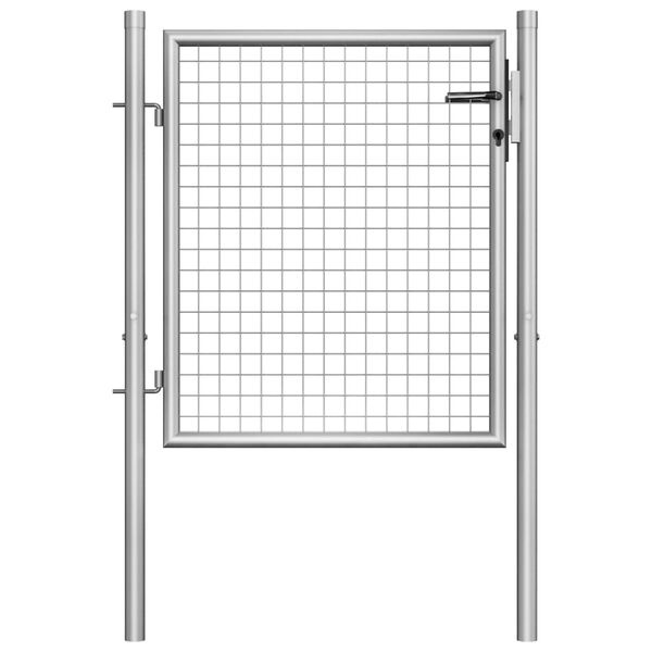 vidaXL Poort 105x125cm Gegalvaniseerd - 40% Korting!