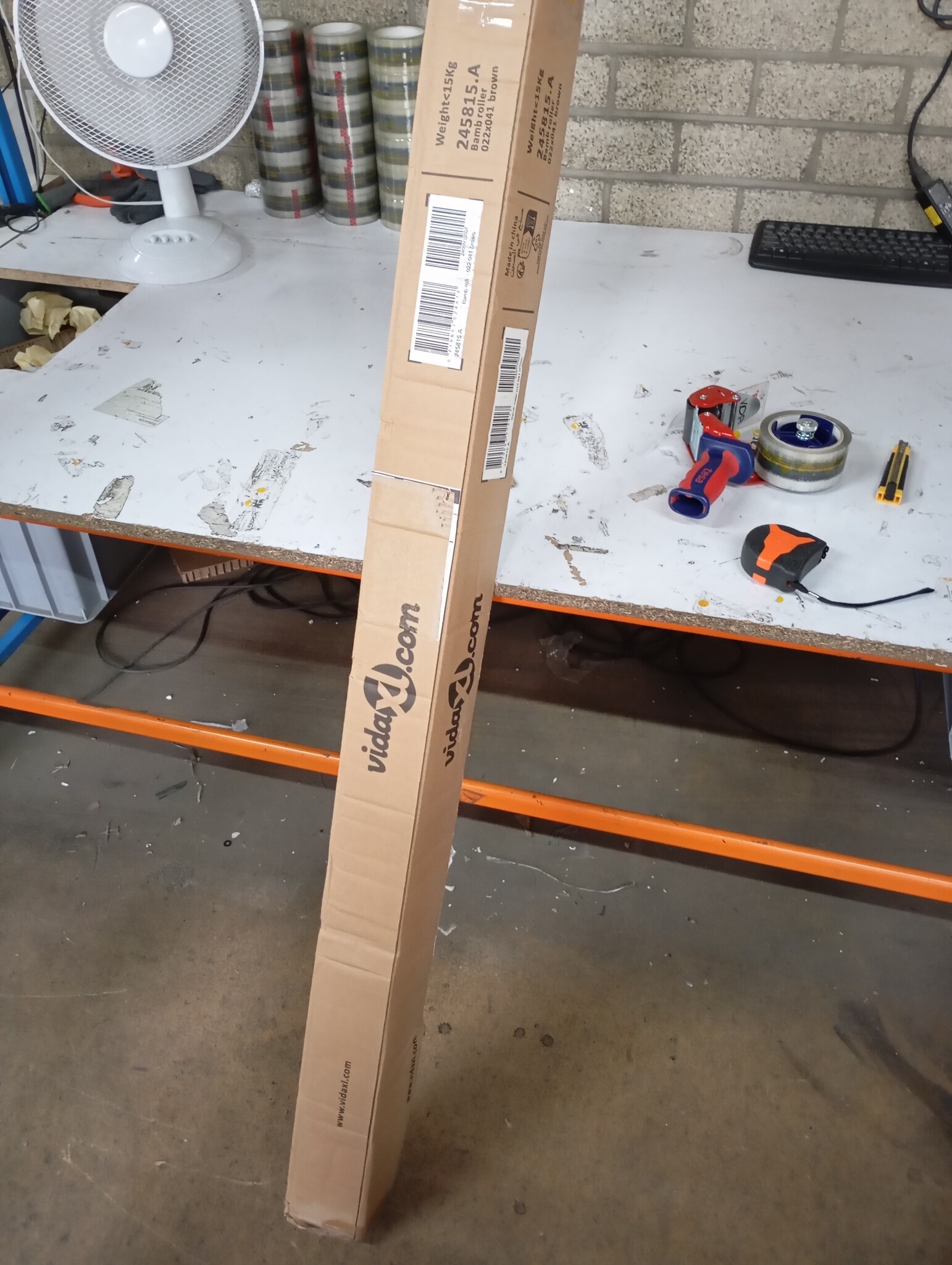 vidaXL Bamboe Rolgordijn 140x220cm Bruin - 40% Korting!