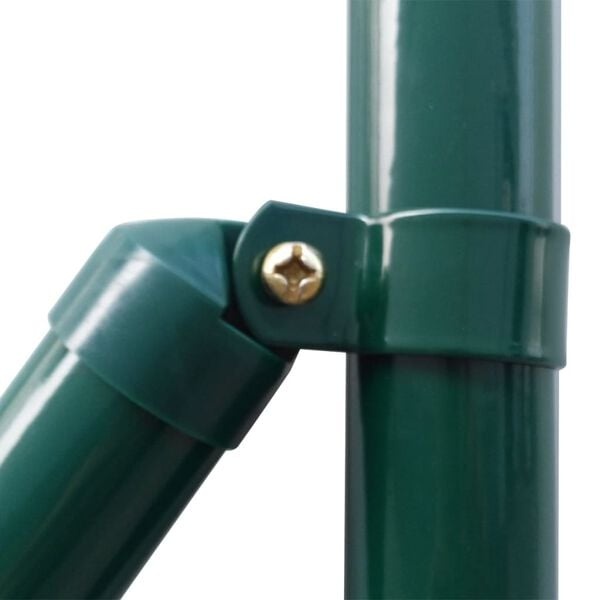 vidaXL Euro Hek 25x1m Groen Staal - 35% Korting!