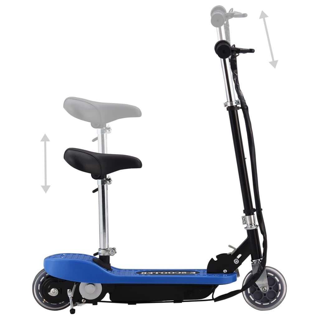 Elektrische Step met Zitje - Blauw - 40% Korting!