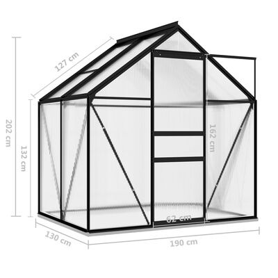 VidaXL Tuinkas Antraciet 2,47m³ - 35% Korting!