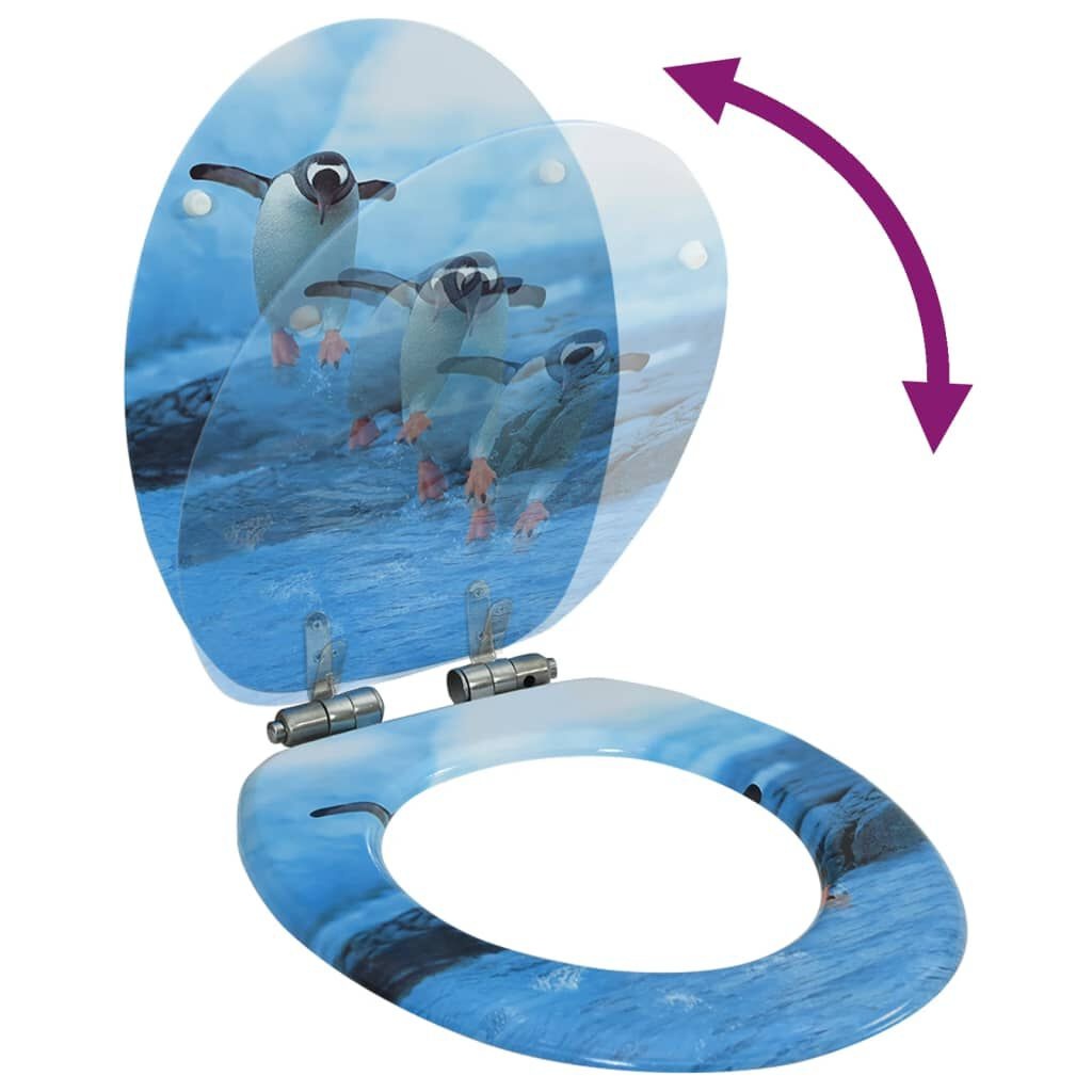 Pinguïn Toiletbril met Soft-Close - Retourdeal! 40% Korting