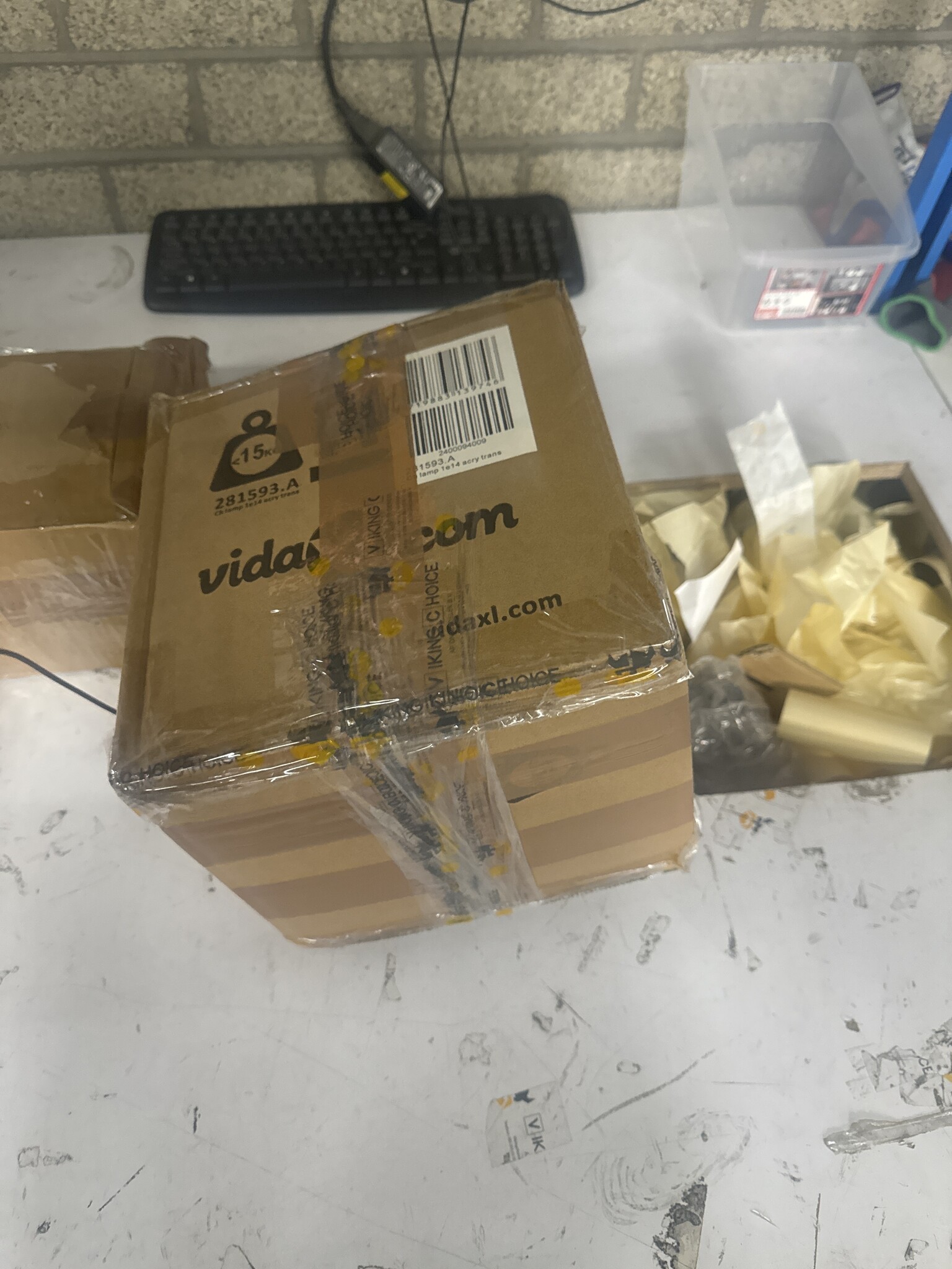 VidaXL Plafondlamp Kralen Wit E14 - 40% Korting!