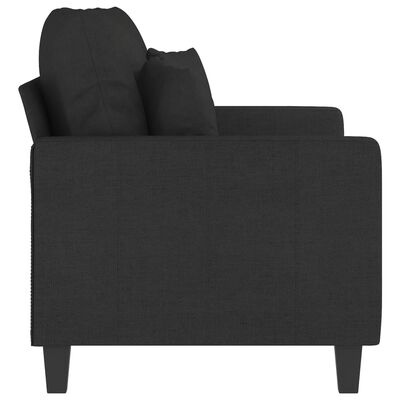 vidaXL Tweezitsbank Zwart 120cm - 35% Korting! (Retour)