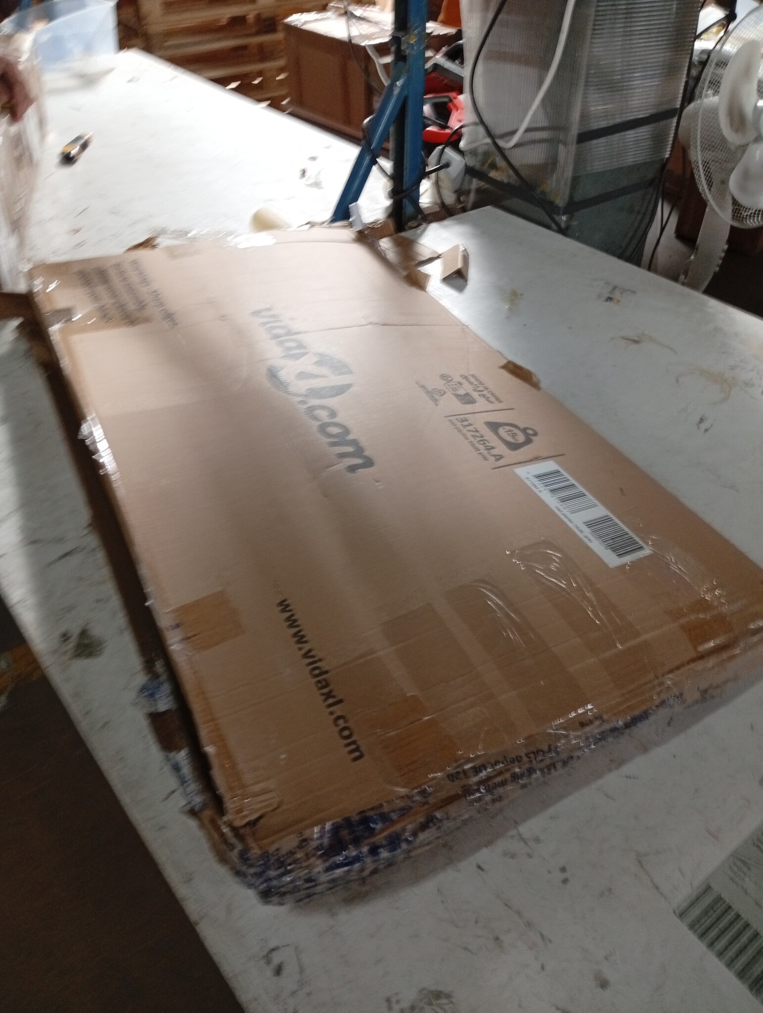 vidaXL Plantenbak Verhoogd 240cm Grijs - 60% Korting! (Beschadigd)