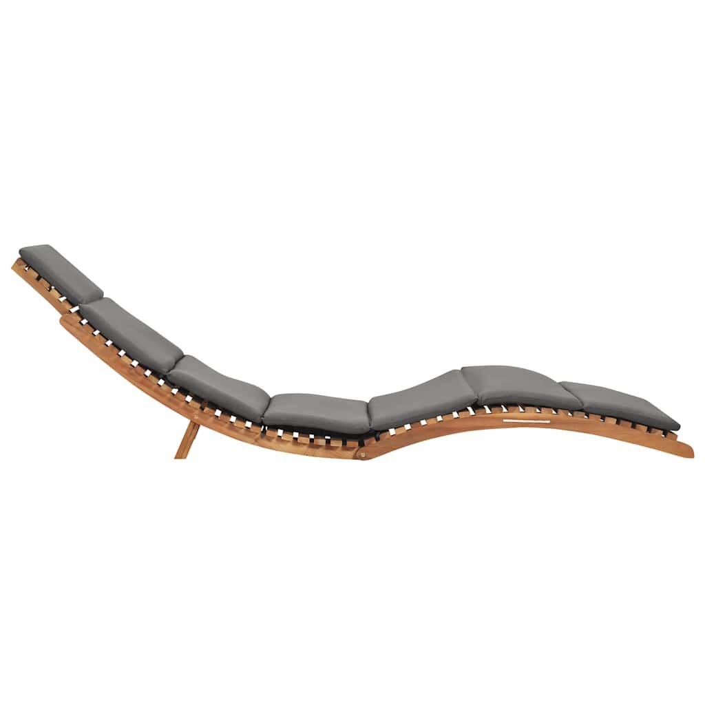 vidaXL Teakhouten Ligbed met Kussen - 42% Korting! (Retour)