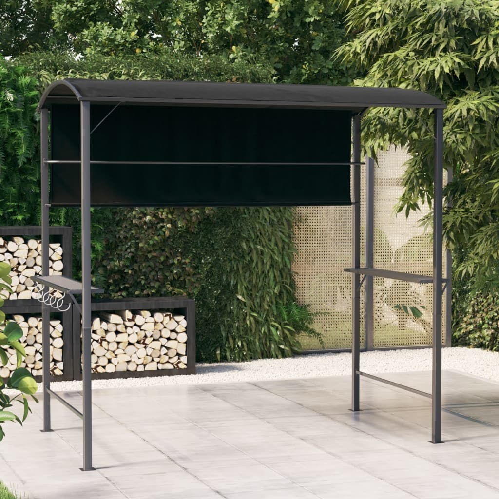 Prieel Antraciet 220x110x200cm - 35% Korting! (Retourdeal)