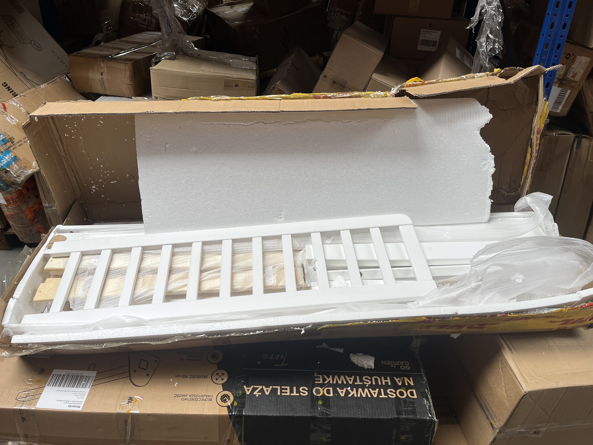 Peuterbed Wit 140x70 - incl. lattenbodem - 50% Korting!