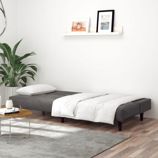 vidaXL Slaapbank Grijs -55%! Comfort & Functionaliteit