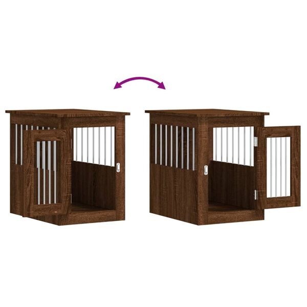 Hondenbench / Bijzettafel 45x62cm Bruin Eiken - 35% Korting!