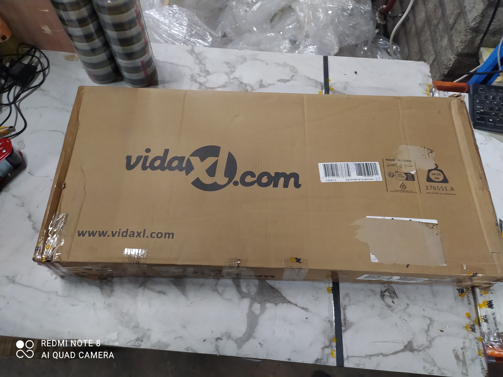 vidaXL Bedframe 140x190 Wit - 60% Korting!