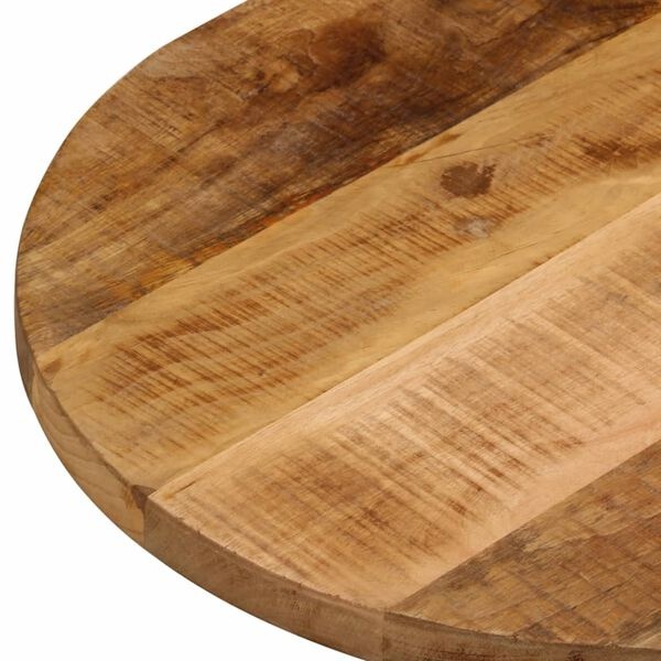 Ovaal Mangohouten Tafelblad 120x50cm - 40% Korting!