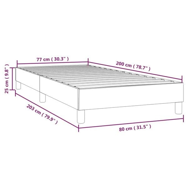 Blauw Bedframe 80x200 - Zo Goed Als Nieuw! -42%