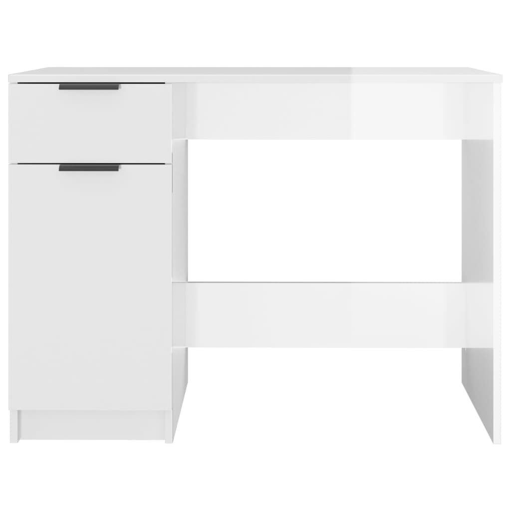Bureau Hoogglans Wit 100x50 - 40% Korting! (Lijmresten)