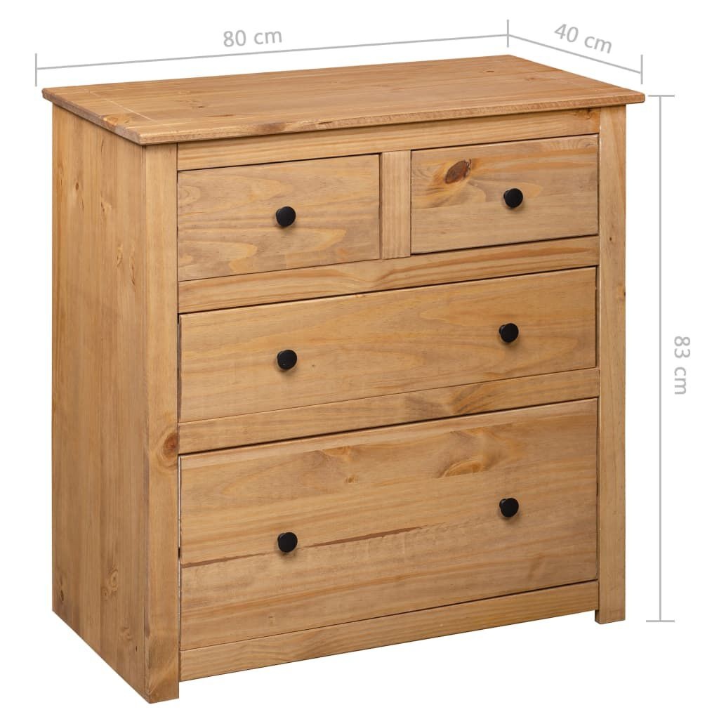 Dressoir Panama Grenenhout 80cm - NU 40% Korting!