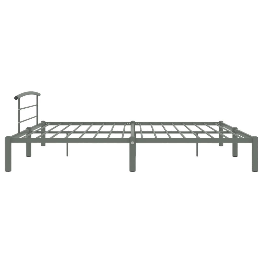 Bedframe Metaal Grijs 180x200 cm - 60% Korting!