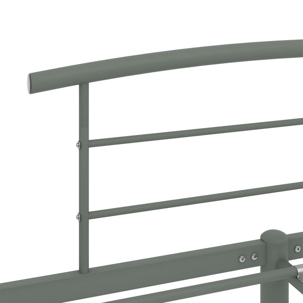 Bedframe Metaal Grijs 180x200 cm - 60% Korting!