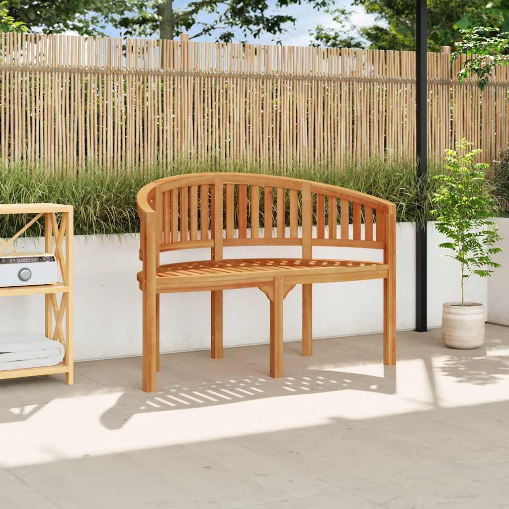 Bananenbank Teakhout 120cm - 35% Korting! Retourdeal!