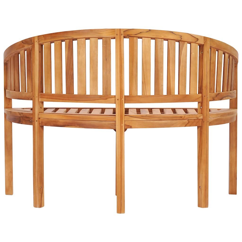 Bananenbank Teakhout 120cm - 35% Korting! Retourdeal!