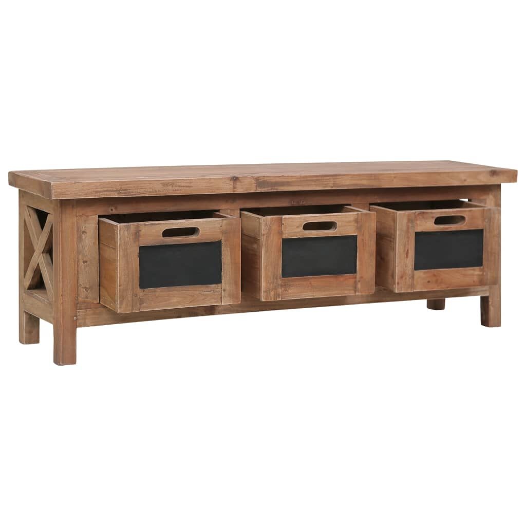 vidaXL TV-Meubel Mahoniehout 120cm - 35% Korting!