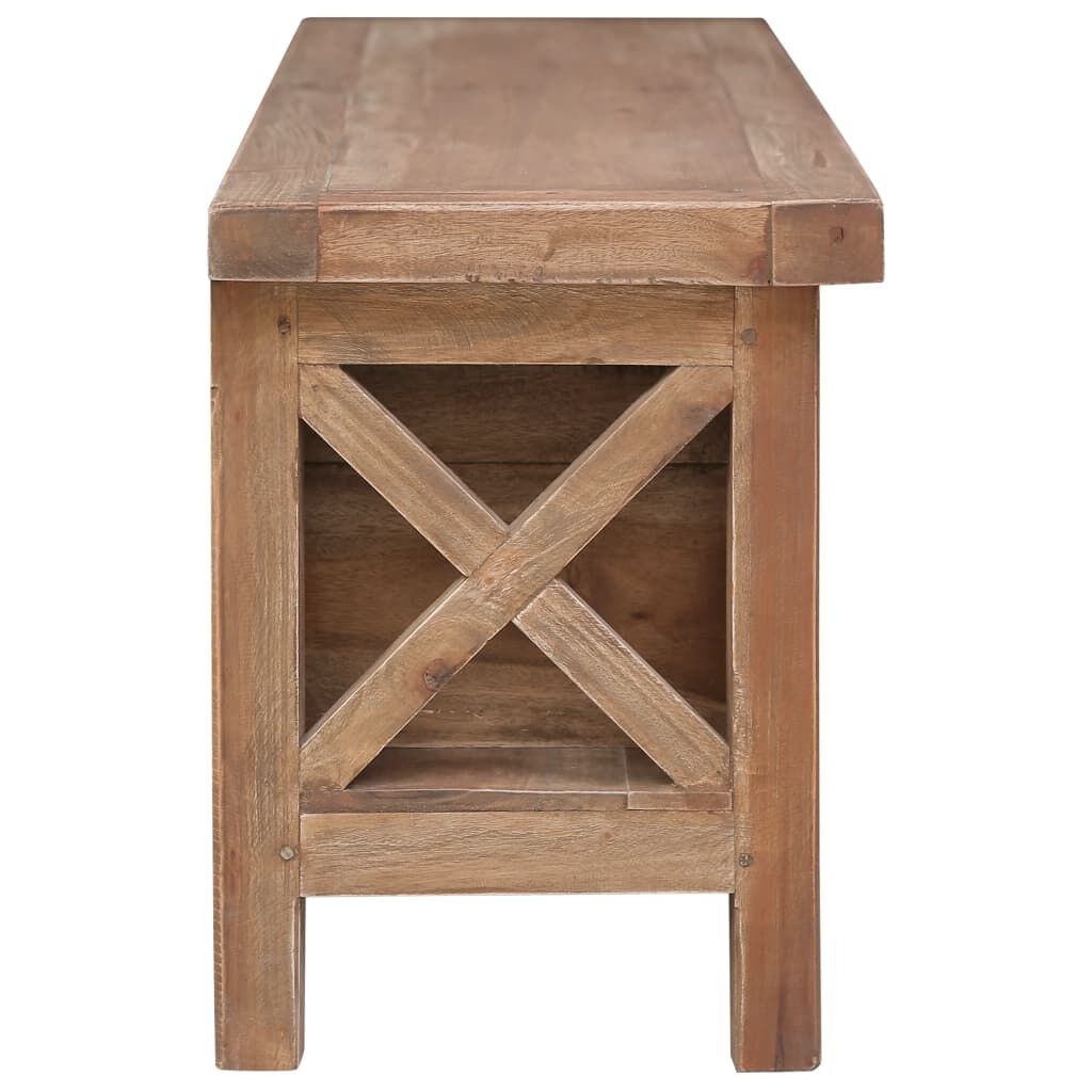 vidaXL TV-Meubel Mahoniehout 120cm - 35% Korting!