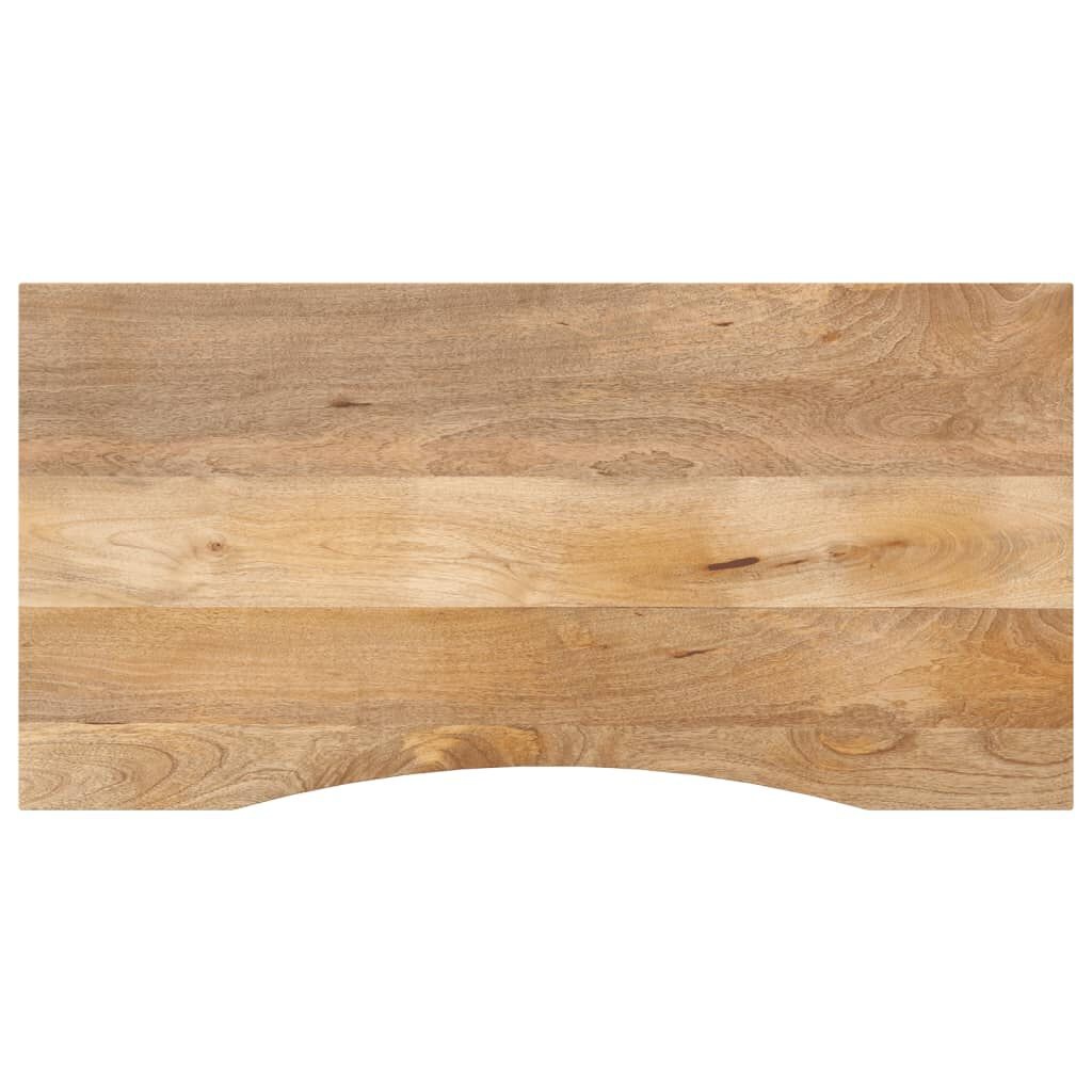 Ruw Mangohouten Bureaublad 120x60cm - 35% Korting!