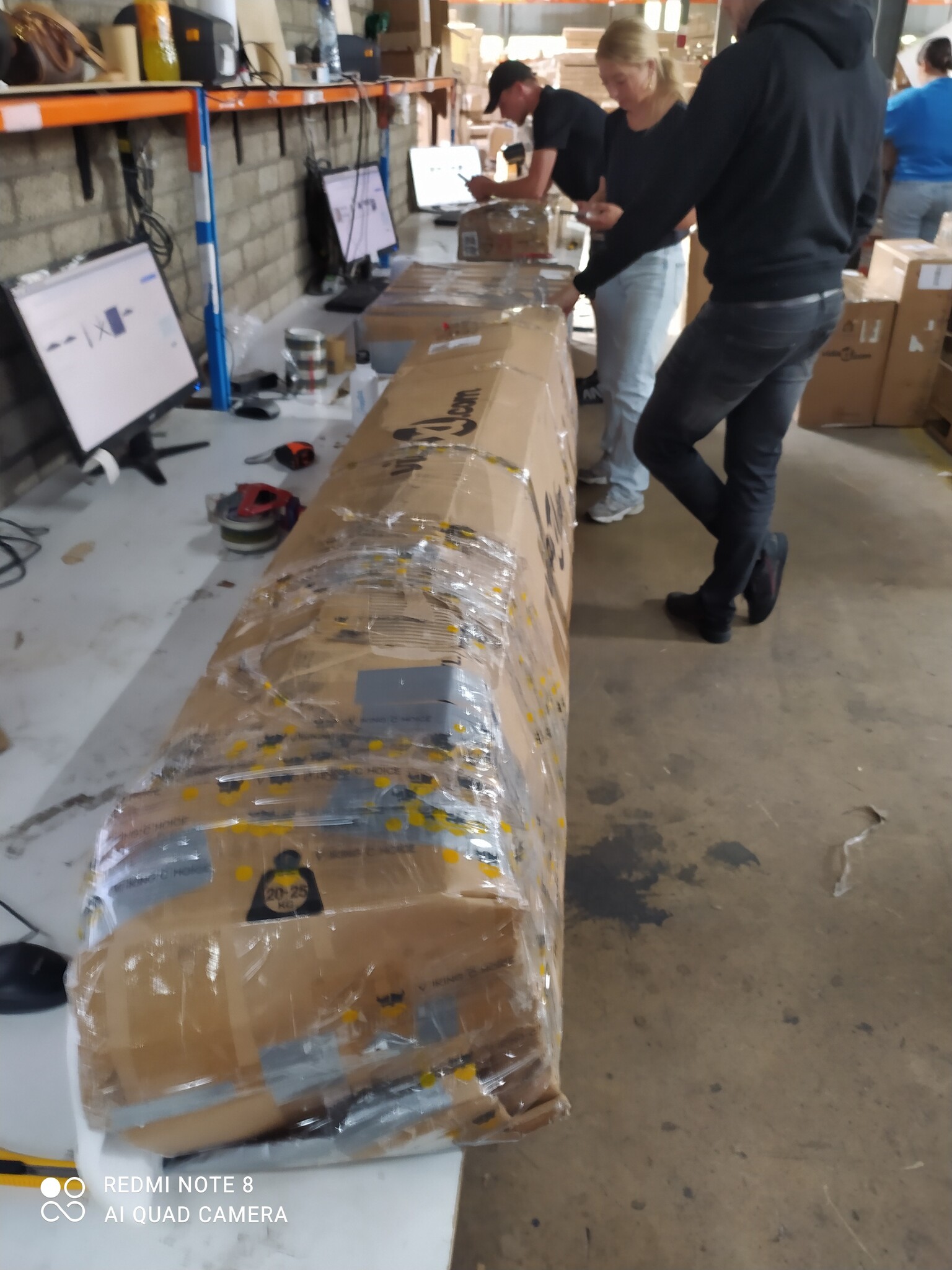 VidaXL Parasol Zwart 600cm - 40% Korting! (Beschadigd)