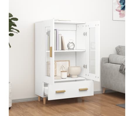 vidaXL Hoge Kast Wit 70x31x115cm - 40% Korting!