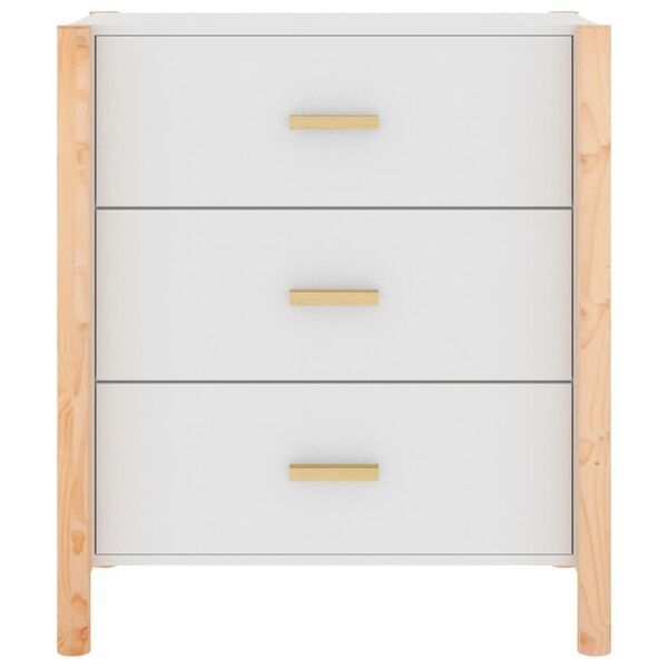 vidaXL Dressoir Wit Hout 62cm - 60% Korting! Beschadigd
