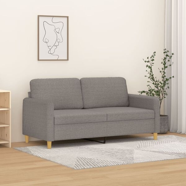 VidaXL Taupe Tweezitsbank - 40% Korting! (Schimmel)