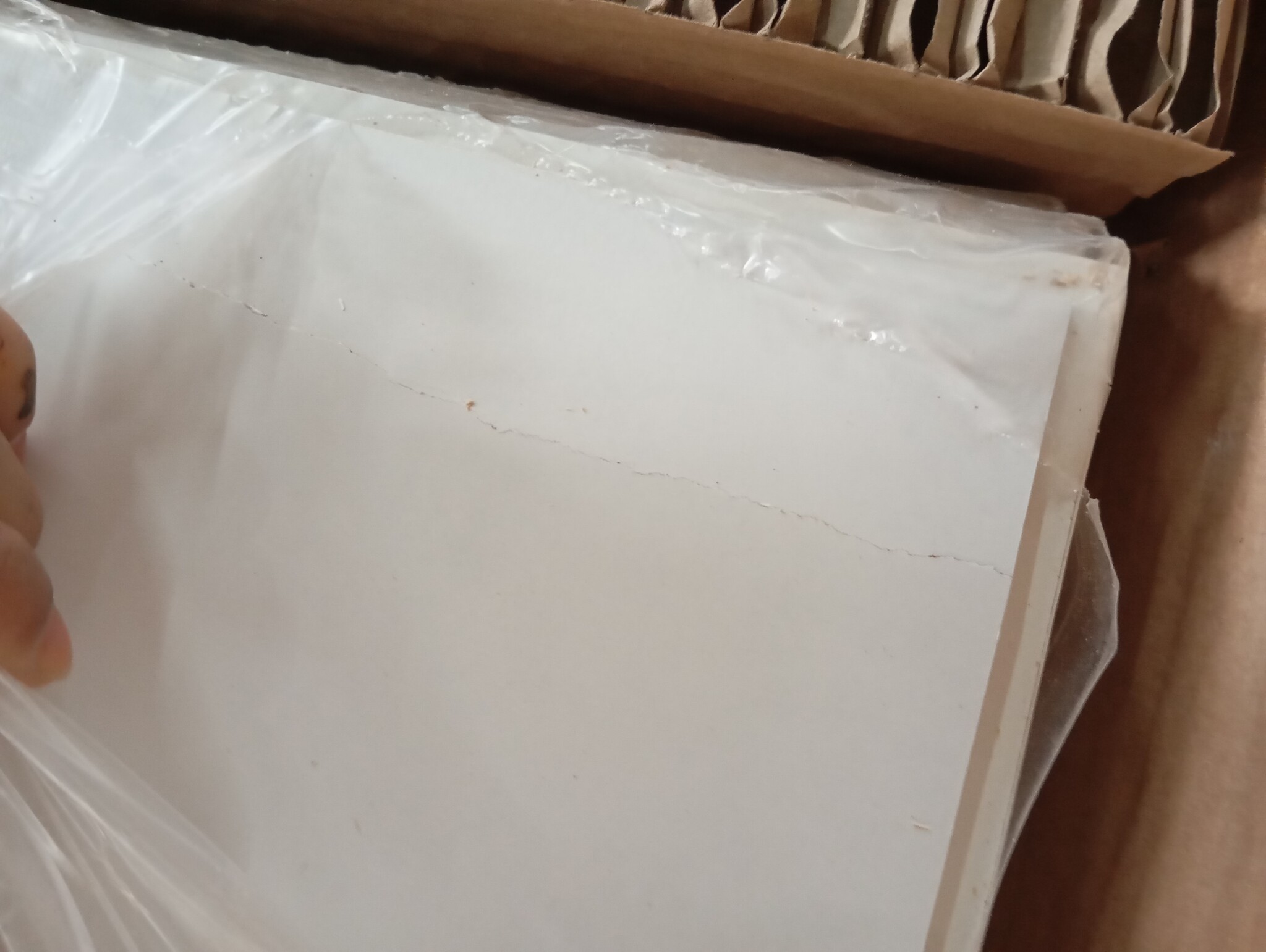 TV-Meubel Wit Hoogglans 100cm - Scheurtje - 55% Korting!