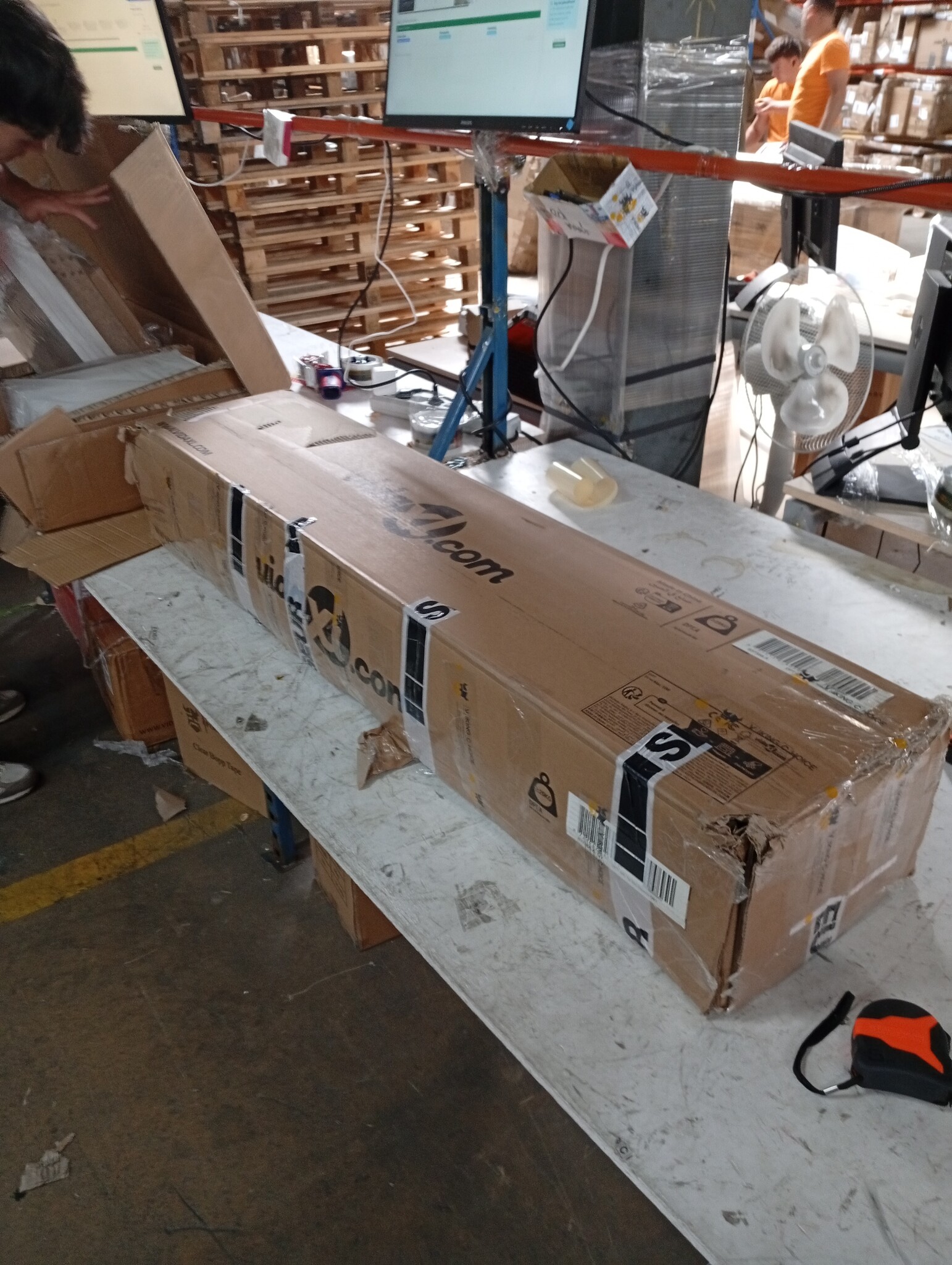 vidaXL LED Hoofdbord 180cm Wit - 40% Korting!