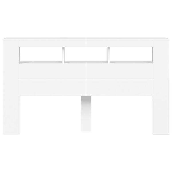 vidaXL LED Hoofdbord 180cm Wit - 40% Korting!