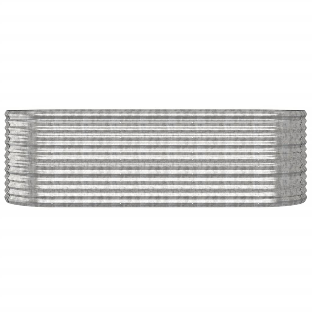 VidaXL Plantenbak Zilver 224cm - 35% Korting! Tuin & Balkon
