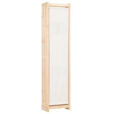 Kamerscherm 6 Panelen Crème 240x170cm - 55% Korting!