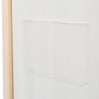 Kamerscherm 6 Panelen Crème 240x170cm - 55% Korting!