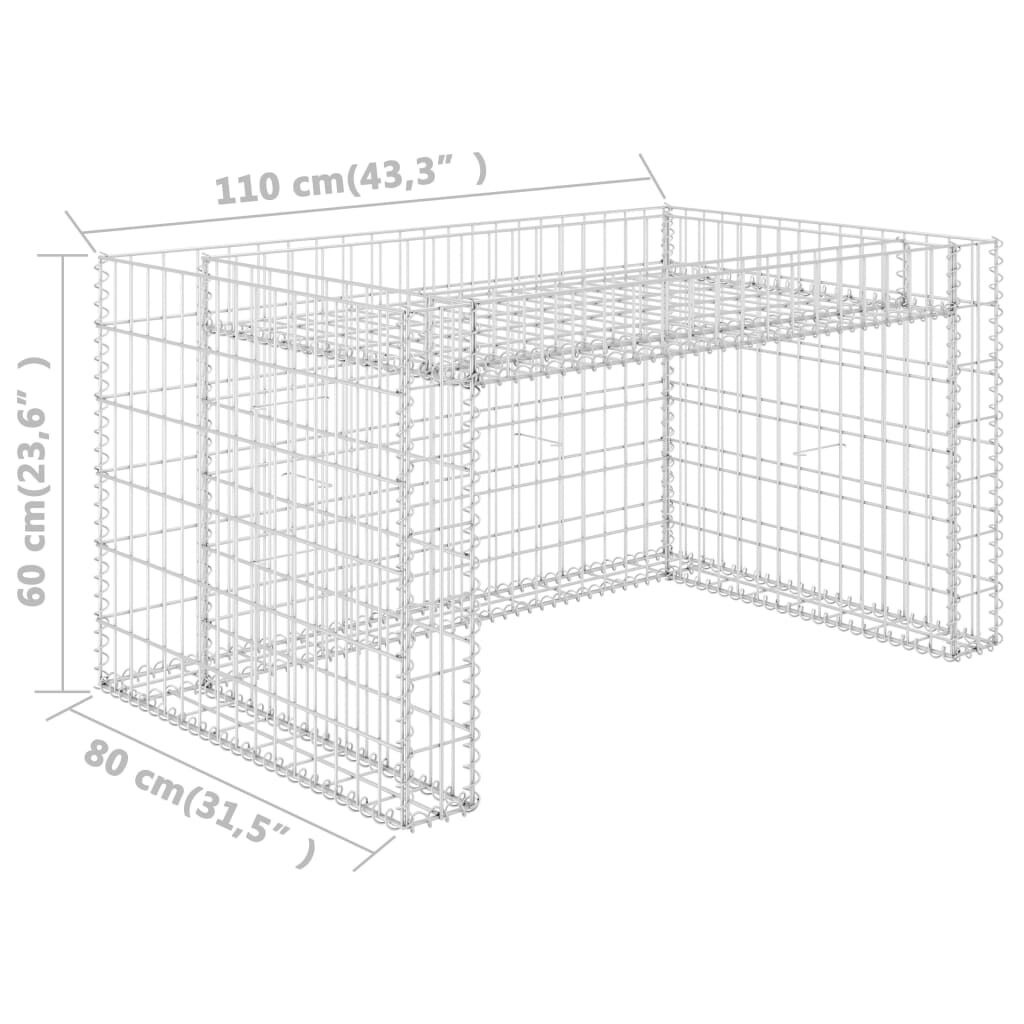 vidaXL Grasmaaier Overkapping met Plantenbak - 35% Korting!