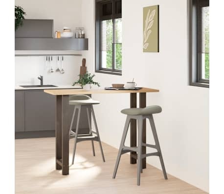 VidaXL Salontafelpoten (2 st) Staal Naturel - 35% Korting!