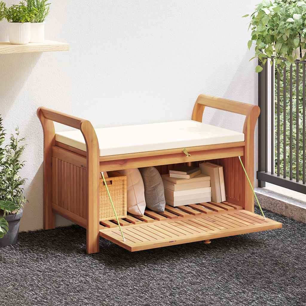 Tuinbank met Opbergruimte & Kussen - 35% Korting!