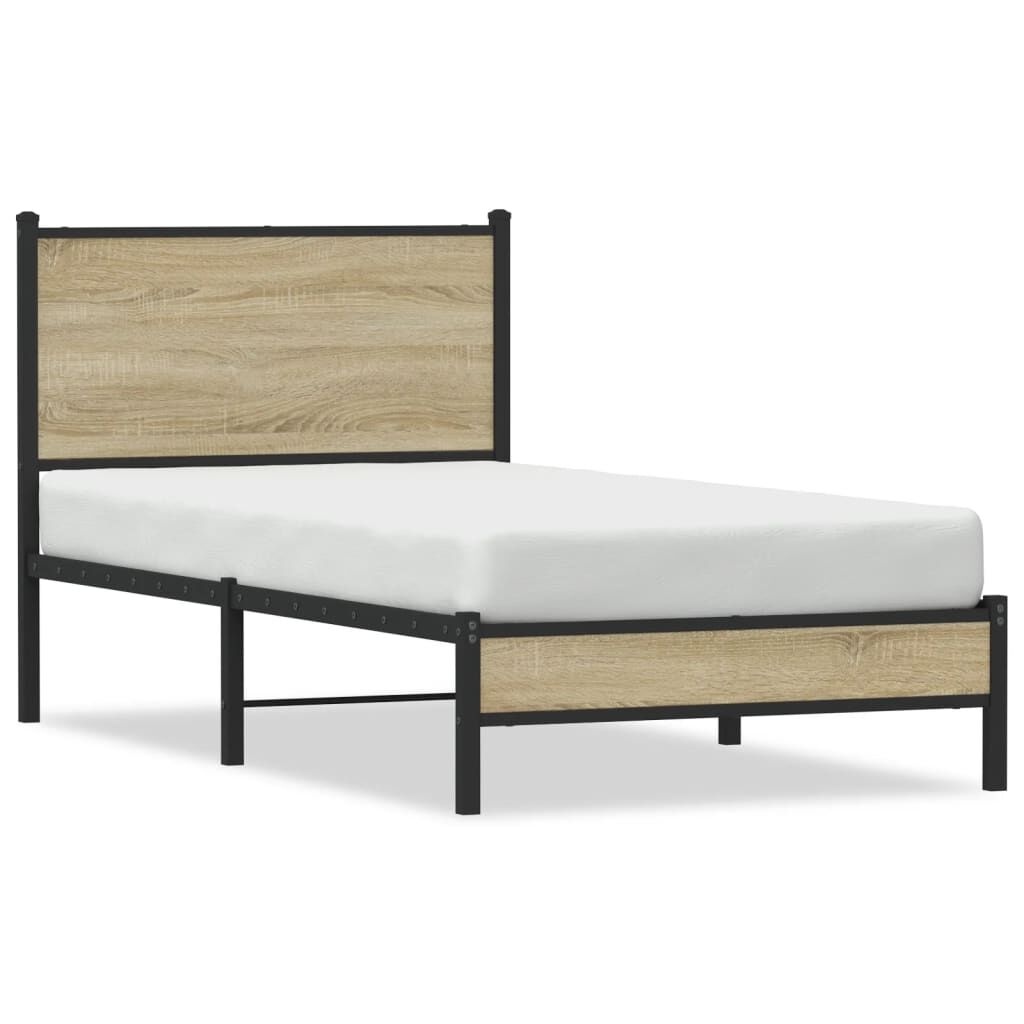 VidaXL Bedframe 75x190 Sonoma Eiken - 55% Korting!