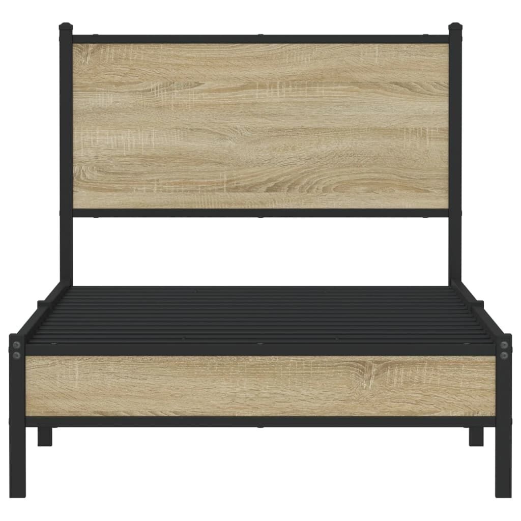 VidaXL Bedframe 75x190 Sonoma Eiken - 55% Korting!