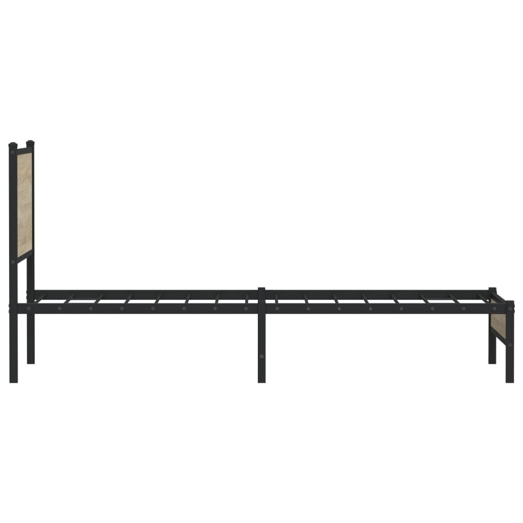 VidaXL Bedframe 75x190 Sonoma Eiken - 55% Korting!