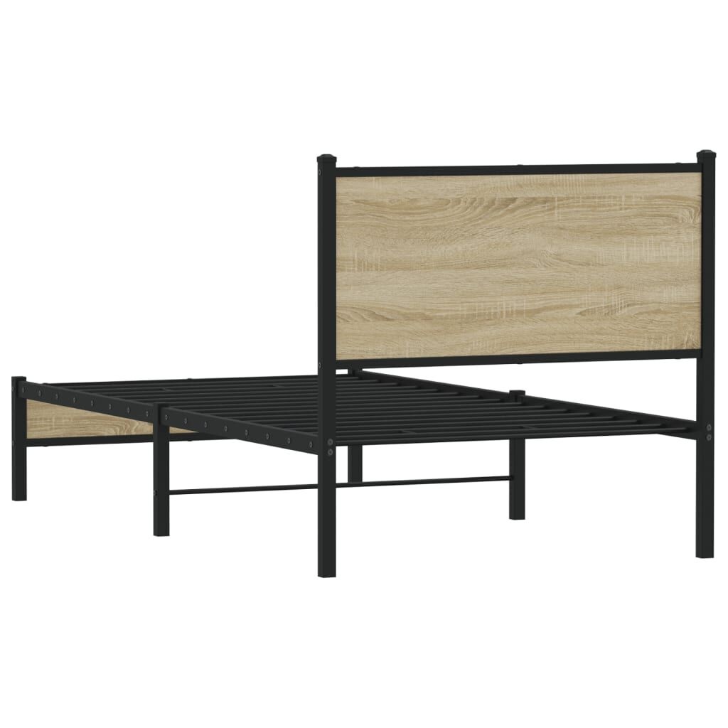 VidaXL Bedframe 75x190 Sonoma Eiken - 55% Korting!