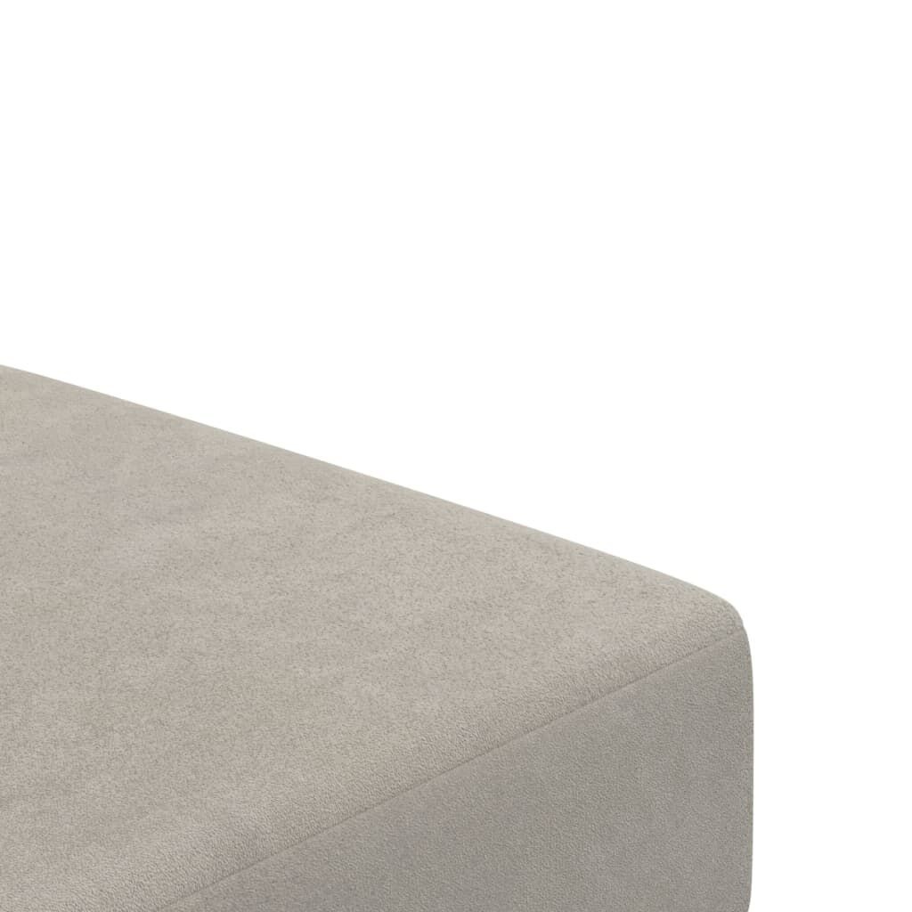 vidaXL Slaapbank Lichtgrijs Fluweel - 40% Korting!