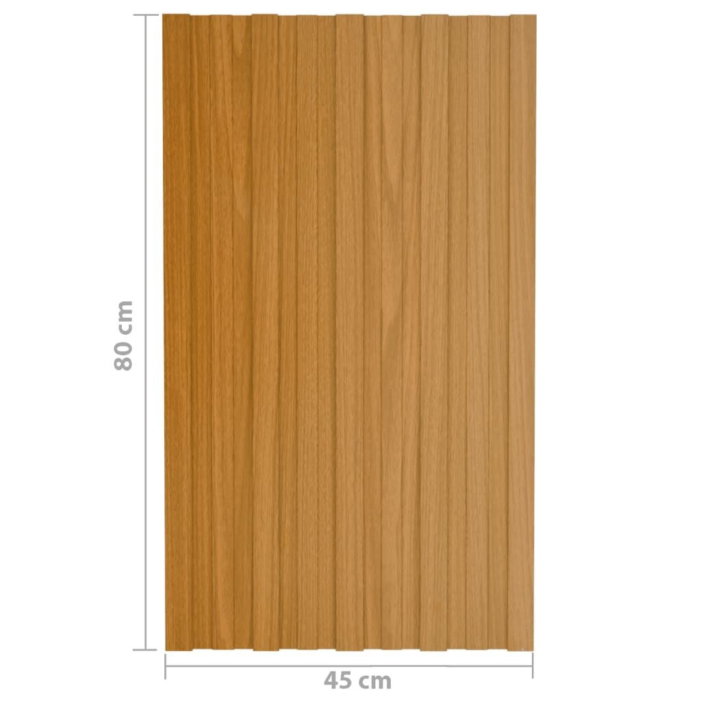 VidaXL Dakpanelen 36 stuks - Licht hout - 40% Korting!